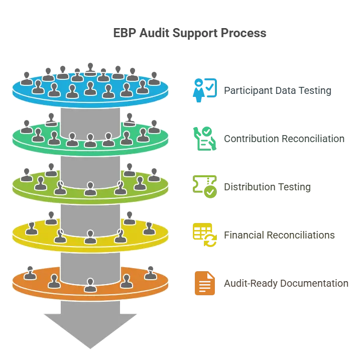 Participant Data Testing Contribution & Payroll Reconciliation Distribution & Loan Testing Plan-Level Financial Reconciliations Documentation & Audit-Ready Workpapers
